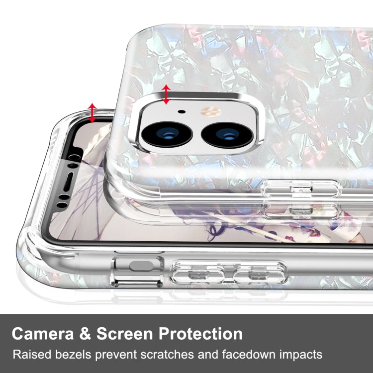 For iPhone 11 Shockproof PC+TPU Back Protective Case + Front PET Screen Protector