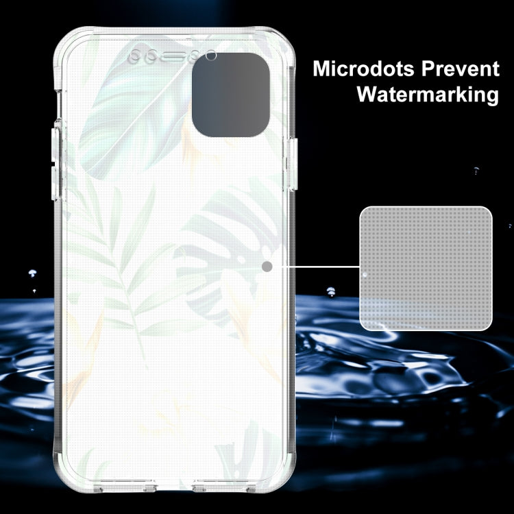 For iPhone 11 Pro Max Shockproof PC+TPU Back Protective Case + Front PET Screen Protector