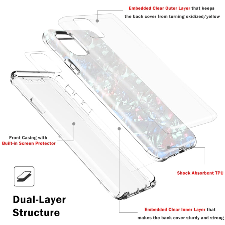 For iPhone 11 Pro Max Shockproof PC+TPU Back Protective Case + Front PET Screen Protector