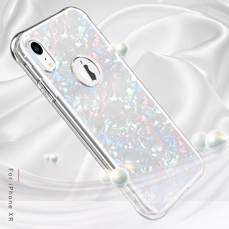 For iPhone XR Shockproof PC+TPU Back Protective Case + Front PET Screen Protector
