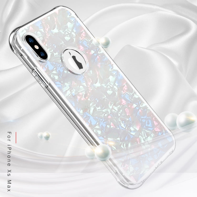 For iPhone XS Max Shockproof PC+TPU Back Protective Case + Front PET Screen Protector