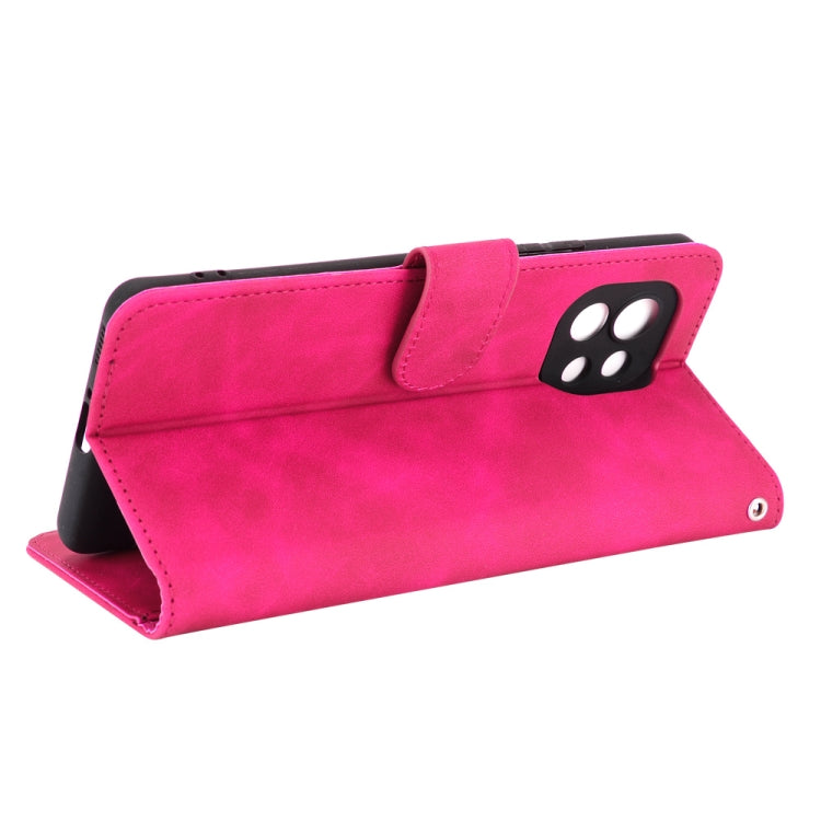 For Xiaomi Mi 11 Solid Color Skin Feel Magnetic Buckle Horizontal Flip Calf Texture PU Leather Case with Holder & Card Slots & Wallet