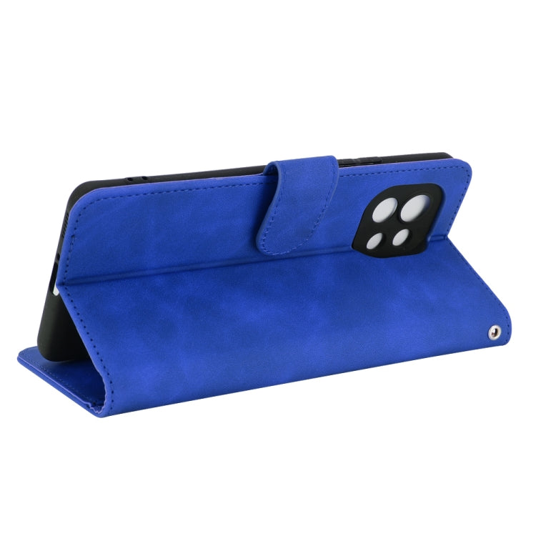 For Xiaomi Mi 11 Solid Color Skin Feel Magnetic Buckle Horizontal Flip Calf Texture PU Leather Case with Holder & Card Slots & Wallet