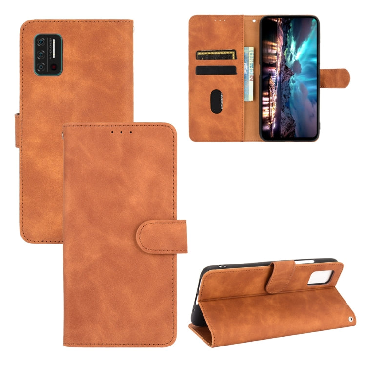 For UMIDIGI A7S Solid Color Skin Feel Magnetic Buckle Horizontal Flip Calf Texture PU Leather Case with Holder & Card Slots & Wallet