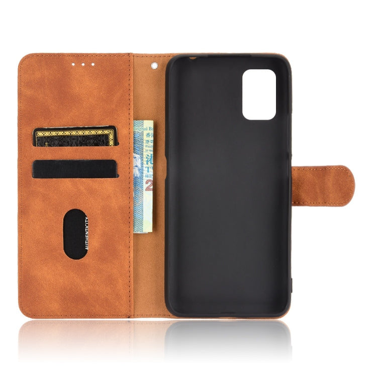 For UMIDIGI A7S Solid Color Skin Feel Magnetic Buckle Horizontal Flip Calf Texture PU Leather Case with Holder & Card Slots & Wallet