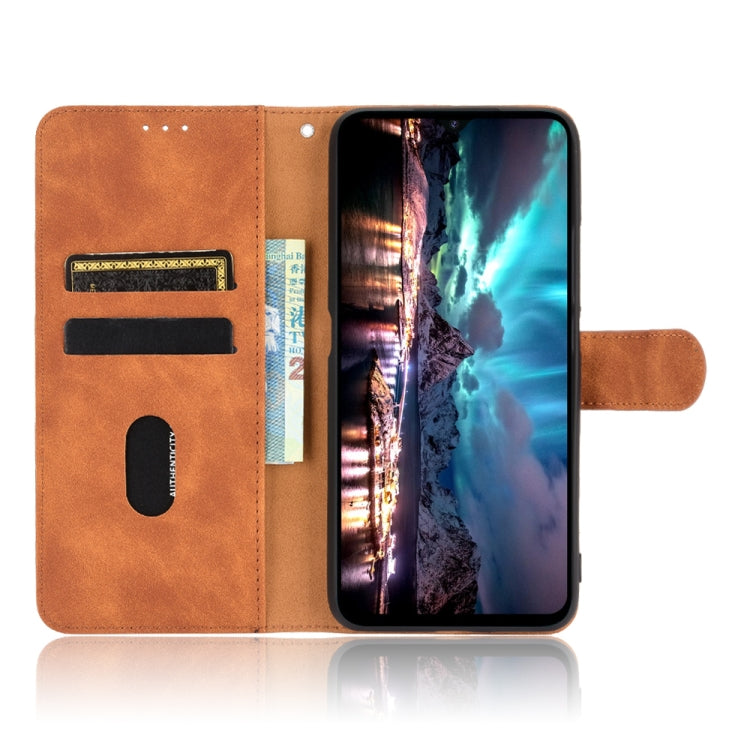 For UMIDIGI A7S Solid Color Skin Feel Magnetic Buckle Horizontal Flip Calf Texture PU Leather Case with Holder & Card Slots & Wallet