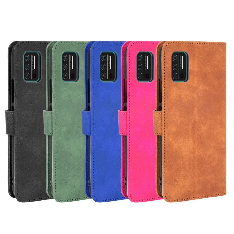 For UMIDIGI A7S Solid Color Skin Feel Magnetic Buckle Horizontal Flip Calf Texture PU Leather Case with Holder & Card Slots & Wallet