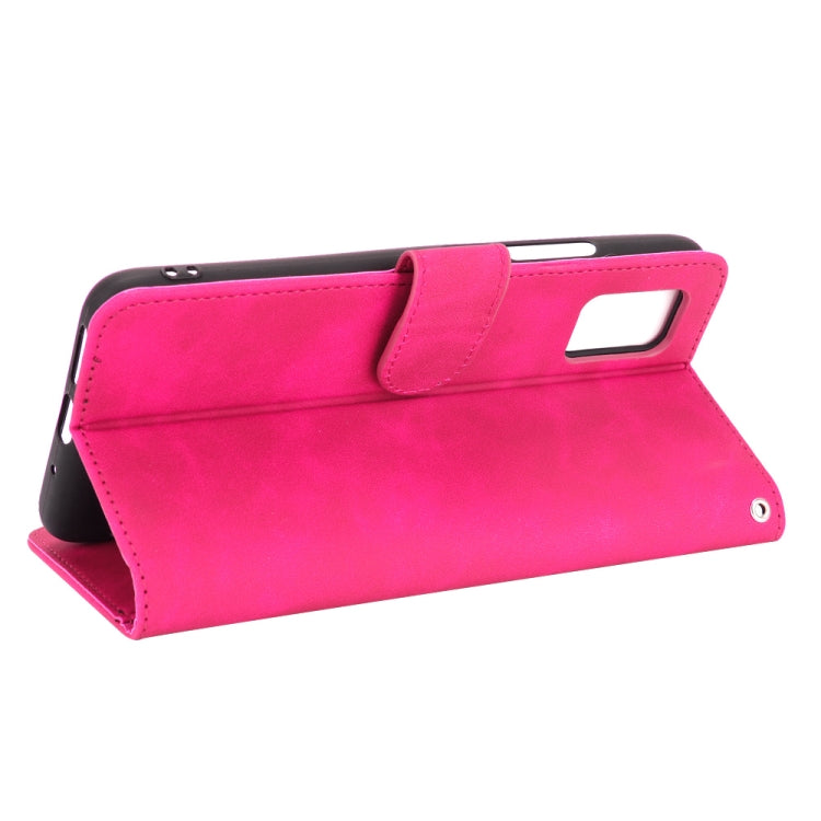 For UMIDIGI A7S Solid Color Skin Feel Magnetic Buckle Horizontal Flip Calf Texture PU Leather Case with Holder & Card Slots & Wallet