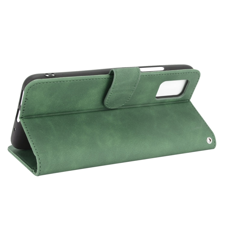 For UMIDIGI A7S Solid Color Skin Feel Magnetic Buckle Horizontal Flip Calf Texture PU Leather Case with Holder & Card Slots & Wallet