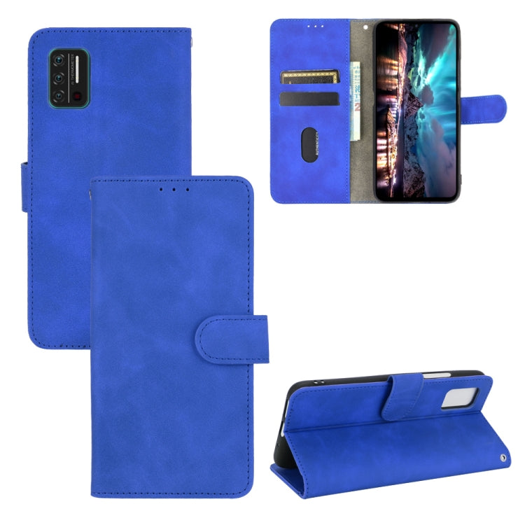 For UMIDIGI A7S Solid Color Skin Feel Magnetic Buckle Horizontal Flip Calf Texture PU Leather Case with Holder & Card Slots & Wallet