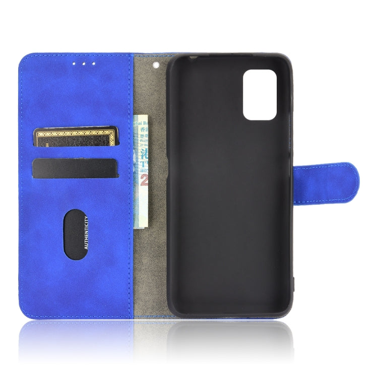 For UMIDIGI A7S Solid Color Skin Feel Magnetic Buckle Horizontal Flip Calf Texture PU Leather Case with Holder & Card Slots & Wallet