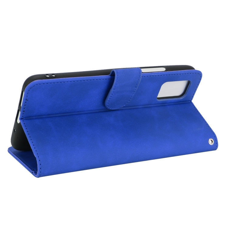 For UMIDIGI A7S Solid Color Skin Feel Magnetic Buckle Horizontal Flip Calf Texture PU Leather Case with Holder & Card Slots & Wallet