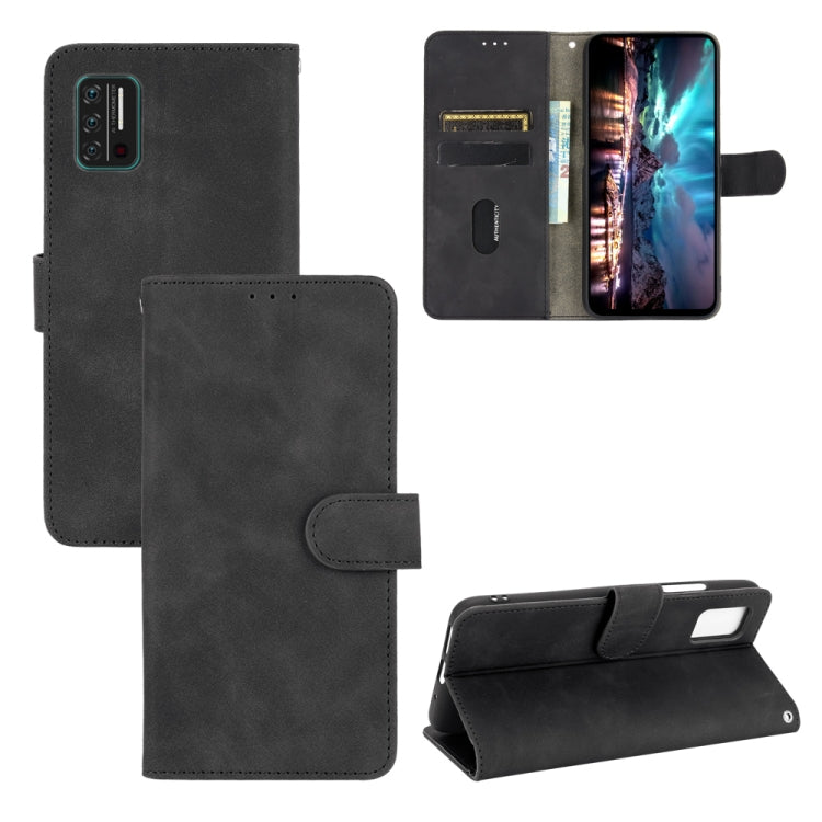 For UMIDIGI A7S Solid Color Skin Feel Magnetic Buckle Horizontal Flip Calf Texture PU Leather Case with Holder & Card Slots & Wallet