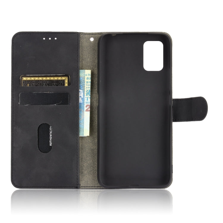 For UMIDIGI A7S Solid Color Skin Feel Magnetic Buckle Horizontal Flip Calf Texture PU Leather Case with Holder & Card Slots & Wallet