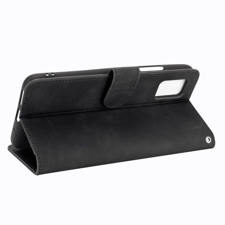 For UMIDIGI A7S Solid Color Skin Feel Magnetic Buckle Horizontal Flip Calf Texture PU Leather Case with Holder & Card Slots & Wallet