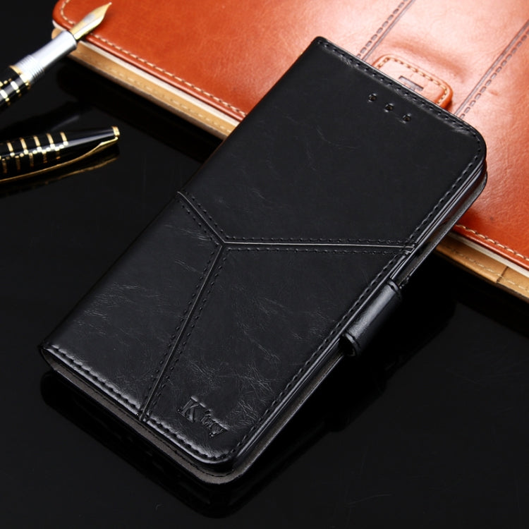 For iPhone 12 mini Geometric Stitching Horizontal Flip TPU + PU Leather Case with Holder & Card Slots & Wallet