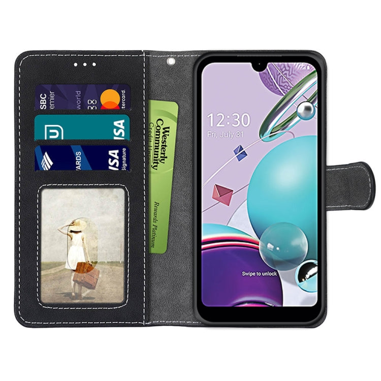 For LG K31 / Aristo5 / Aristo 5 Plus Retro Frosted Horizontal Flip PU Leather Case with Holder & Card Slots & Wallet & Photo Frame