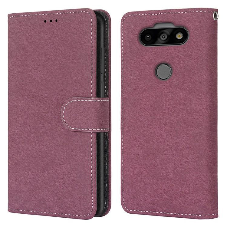 For LG K31 / Aristo5 / Aristo 5 Plus Retro Frosted Horizontal Flip PU Leather Case with Holder & Card Slots & Wallet & Photo Frame