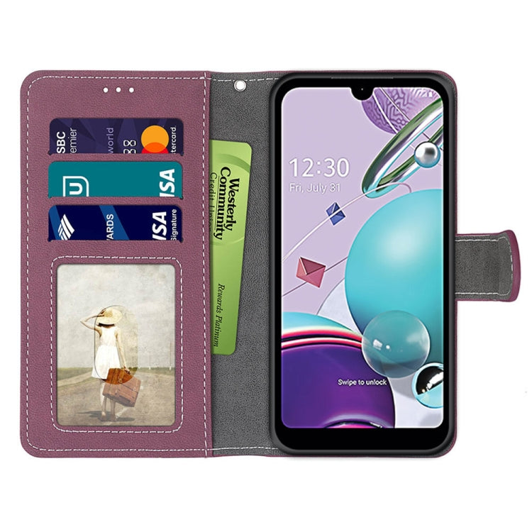 For LG K31 / Aristo5 / Aristo 5 Plus Retro Frosted Horizontal Flip PU Leather Case with Holder & Card Slots & Wallet & Photo Frame