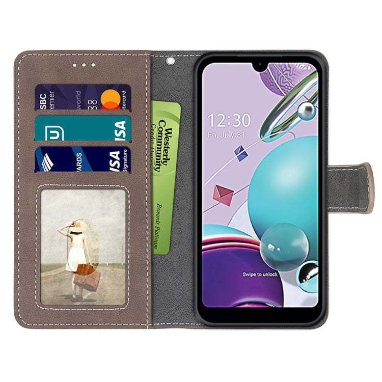 For LG K31 / Aristo5 / Aristo 5 Plus Retro Frosted Horizontal Flip PU Leather Case with Holder & Card Slots & Wallet & Photo Frame