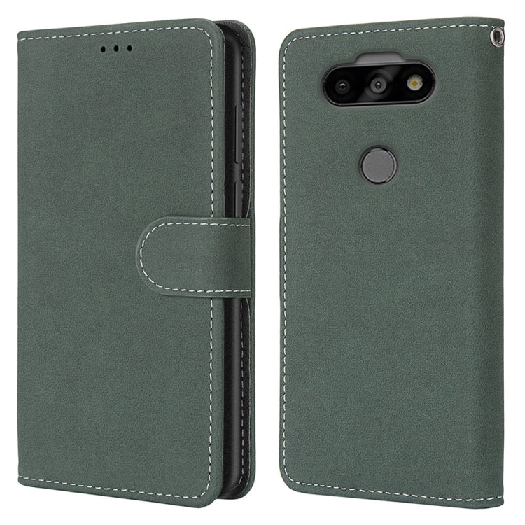 For LG K31 / Aristo5 / Aristo 5 Plus Retro Frosted Horizontal Flip PU Leather Case with Holder & Card Slots & Wallet & Photo Frame