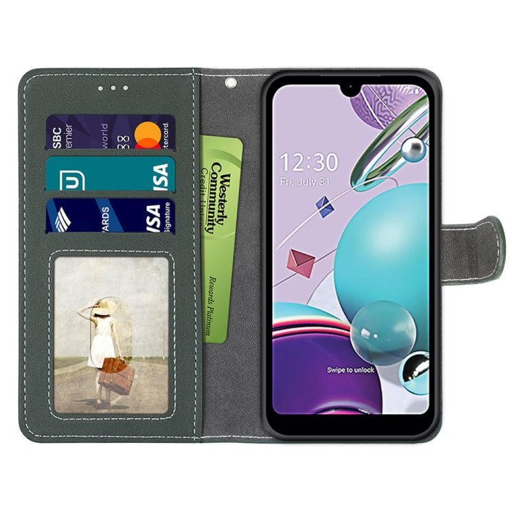 For LG K31 / Aristo5 / Aristo 5 Plus Retro Frosted Horizontal Flip PU Leather Case with Holder & Card Slots & Wallet & Photo Frame