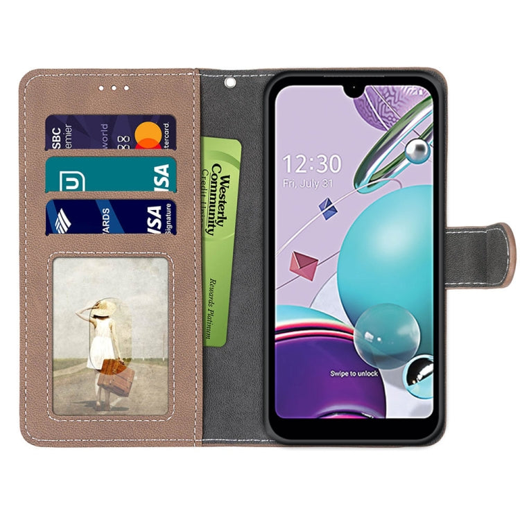 For LG K31 / Aristo5 / Aristo 5 Plus Retro Frosted Horizontal Flip PU Leather Case with Holder & Card Slots & Wallet & Photo Frame