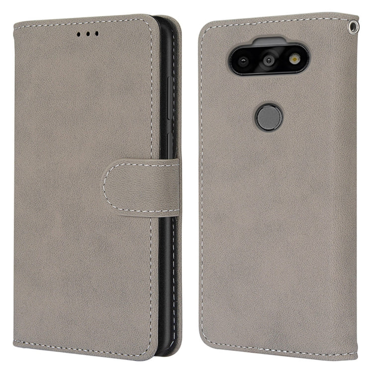 For LG K31 / Aristo5 / Aristo 5 Plus Retro Frosted Horizontal Flip PU Leather Case with Holder & Card Slots & Wallet & Photo Frame