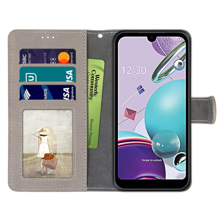 For LG K31 / Aristo5 / Aristo 5 Plus Retro Frosted Horizontal Flip PU Leather Case with Holder & Card Slots & Wallet & Photo Frame