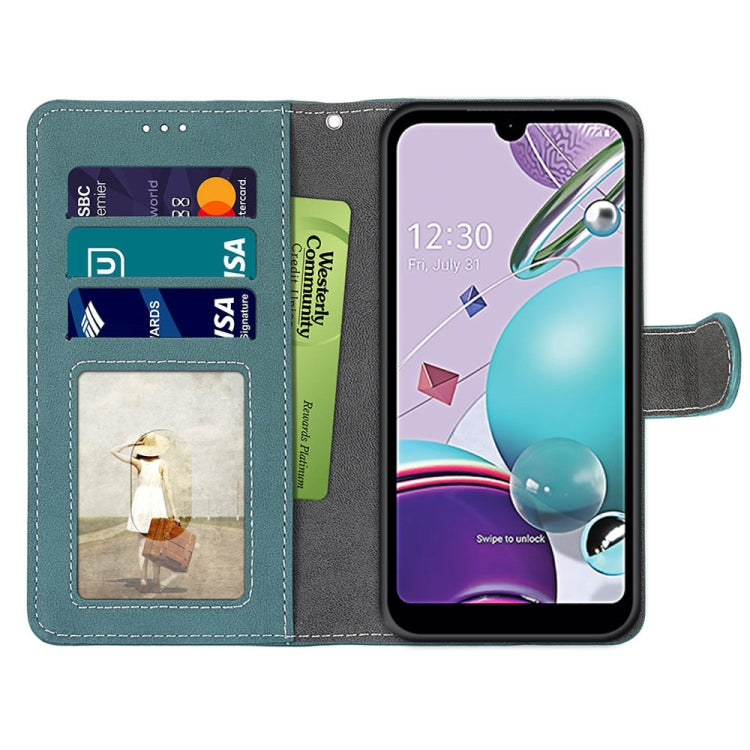 For LG K31 / Aristo5 / Aristo 5 Plus Retro Frosted Horizontal Flip PU Leather Case with Holder & Card Slots & Wallet & Photo Frame
