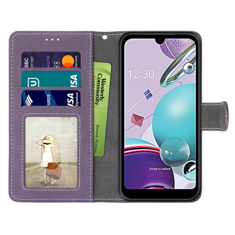 For LG K31 / Aristo5 / Aristo 5 Plus Retro Frosted Horizontal Flip PU Leather Case with Holder & Card Slots & Wallet & Photo Frame