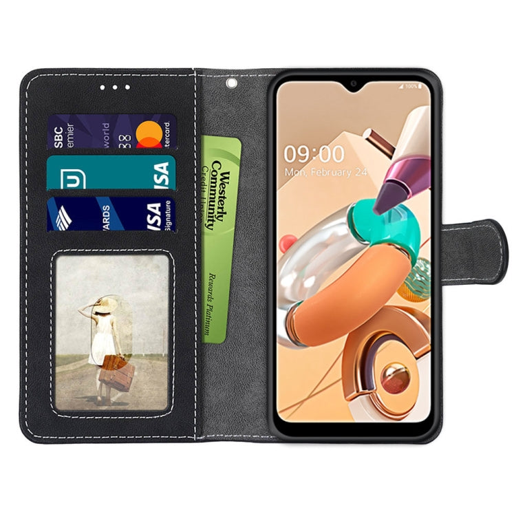 For LG K41S / K51S Retro Frosted Horizontal Flip PU Leather Case with Holder & Card Slots & Wallet & Photo Frame