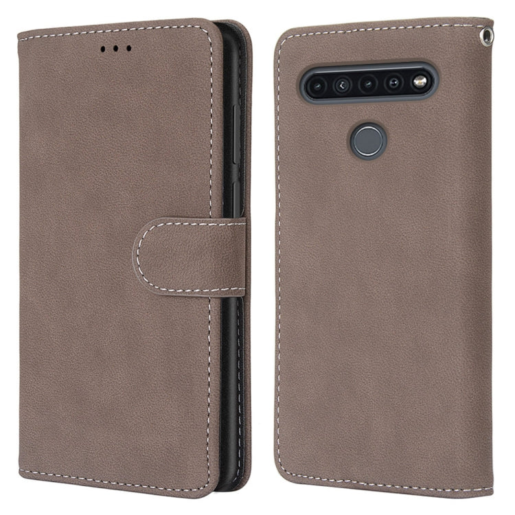 For LG K41S / K51S Retro Frosted Horizontal Flip PU Leather Case with Holder & Card Slots & Wallet & Photo Frame