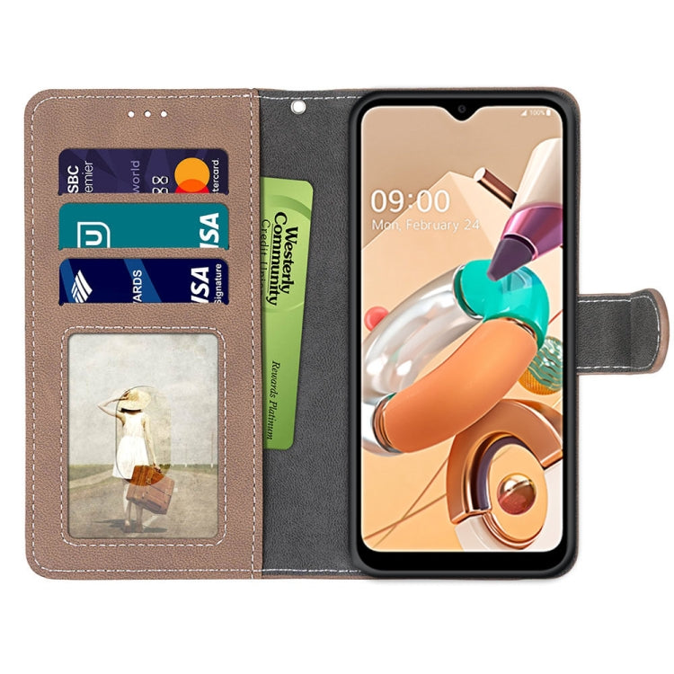 For LG K41S / K51S Retro Frosted Horizontal Flip PU Leather Case with Holder & Card Slots & Wallet & Photo Frame