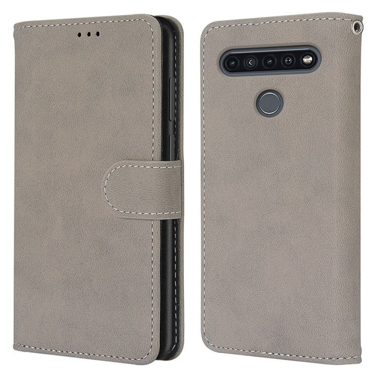 For LG K41S / K51S Retro Frosted Horizontal Flip PU Leather Case with Holder & Card Slots & Wallet & Photo Frame