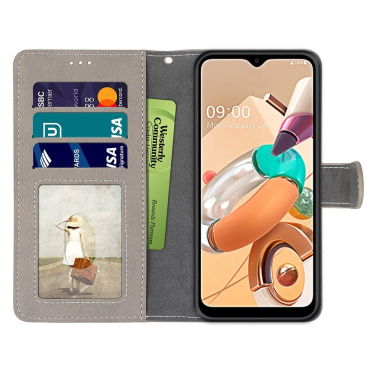 For LG K41S / K51S Retro Frosted Horizontal Flip PU Leather Case with Holder & Card Slots & Wallet & Photo Frame