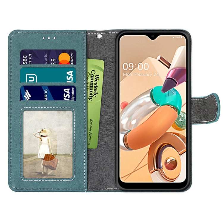 For LG K41S / K51S Retro Frosted Horizontal Flip PU Leather Case with Holder & Card Slots & Wallet & Photo Frame