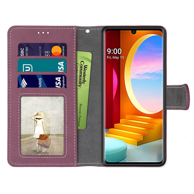 For LG Velvet Retro Frosted Horizontal Flip PU Leather Case with Holder & Card Slots & Wallet & Photo Frame