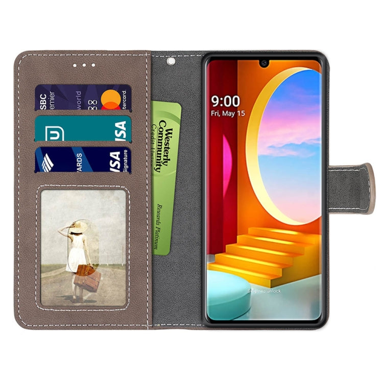 For LG Velvet Retro Frosted Horizontal Flip PU Leather Case with Holder & Card Slots & Wallet & Photo Frame