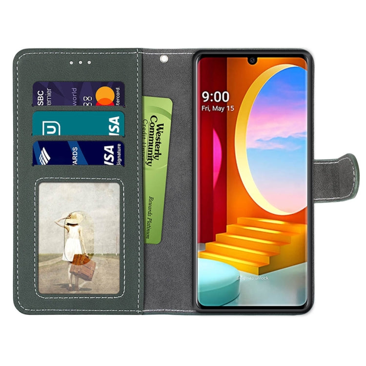 For LG Velvet Retro Frosted Horizontal Flip PU Leather Case with Holder & Card Slots & Wallet & Photo Frame