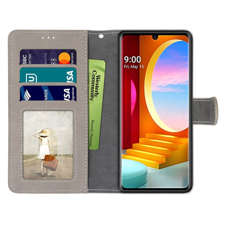 For LG Velvet Retro Frosted Horizontal Flip PU Leather Case with Holder & Card Slots & Wallet & Photo Frame