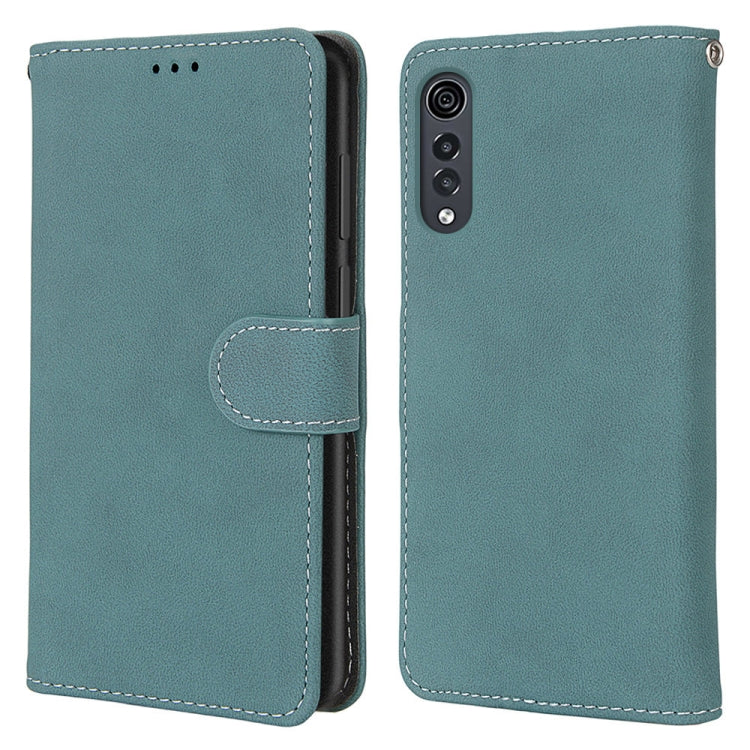 For LG Velvet Retro Frosted Horizontal Flip PU Leather Case with Holder & Card Slots & Wallet & Photo Frame