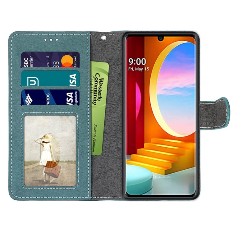 For LG Velvet Retro Frosted Horizontal Flip PU Leather Case with Holder & Card Slots & Wallet & Photo Frame