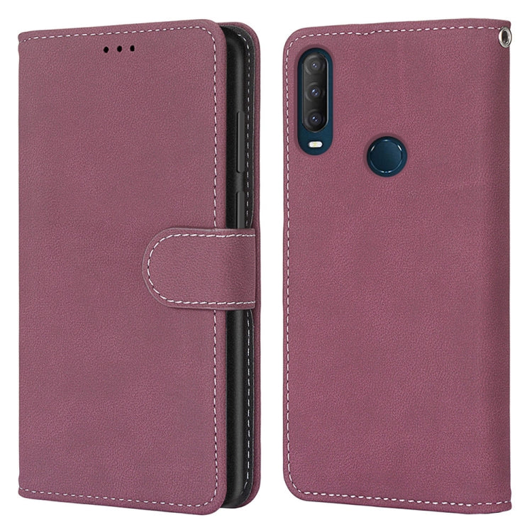 For Alcatel 1SE 2020 Retro Frosted Horizontal Flip PU Leather Case with Holder & Card Slots & Wallet & Photo Frame