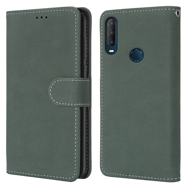 For Alcatel 1SE 2020 Retro Frosted Horizontal Flip PU Leather Case with Holder & Card Slots & Wallet & Photo Frame
