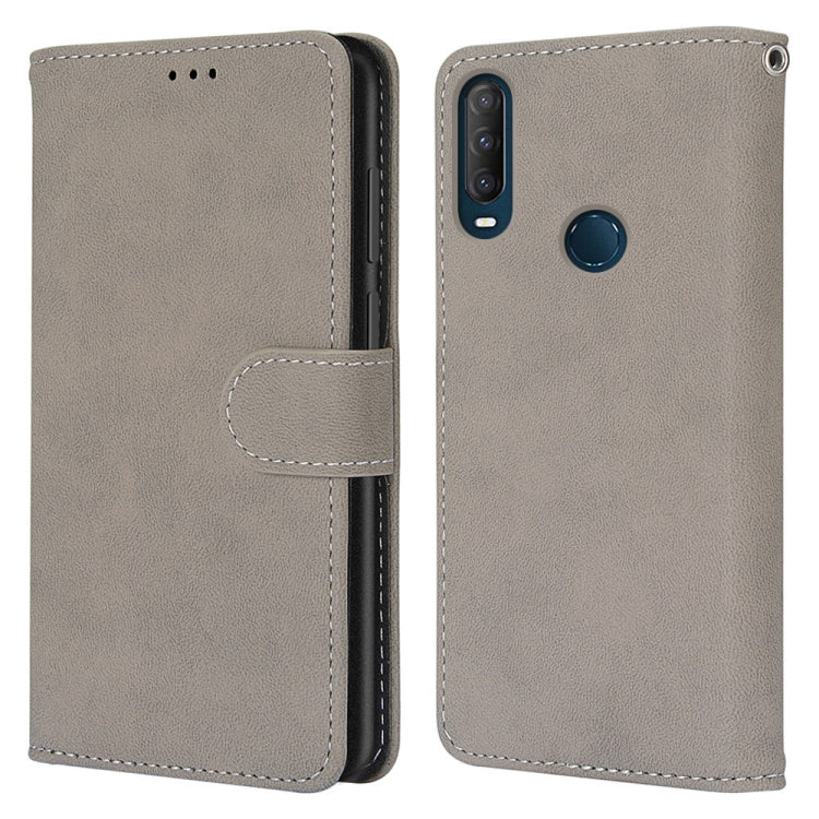 For Alcatel 1SE 2020 Retro Frosted Horizontal Flip PU Leather Case with Holder & Card Slots & Wallet & Photo Frame