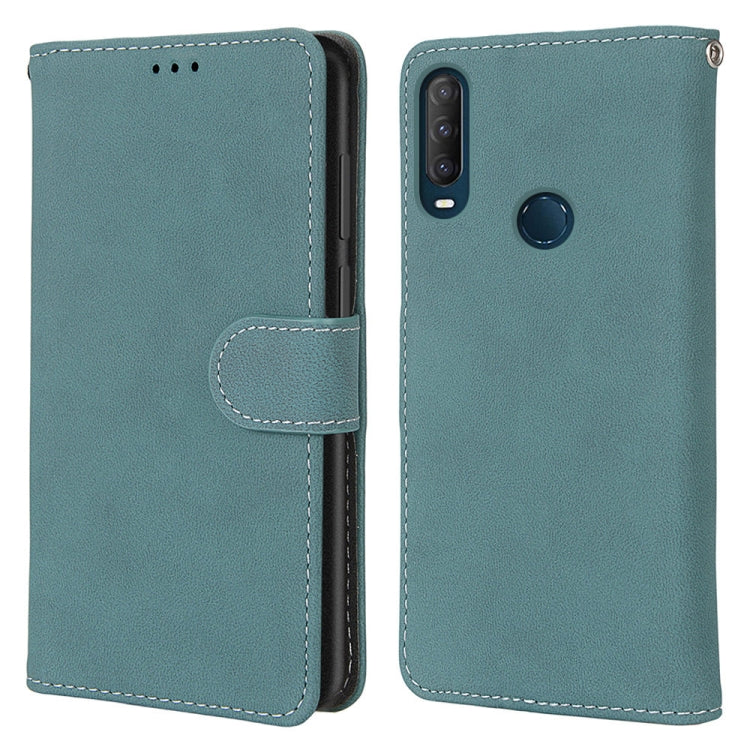 For Alcatel 1SE 2020 Retro Frosted Horizontal Flip PU Leather Case with Holder & Card Slots & Wallet & Photo Frame