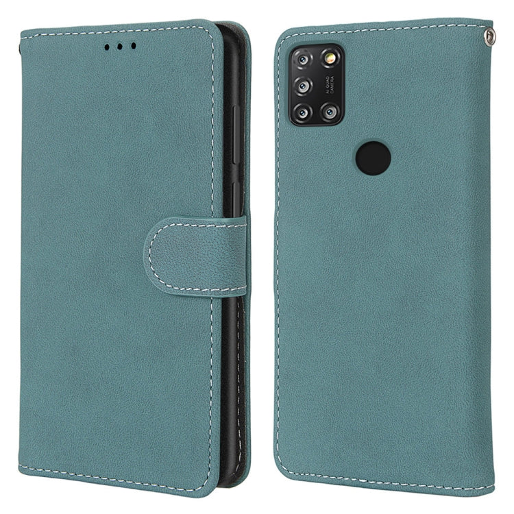 For Alcatel 3X (2020) Retro Frosted Horizontal Flip PU Leather Case with Holder & Card Slots & Wallet & Photo Frame