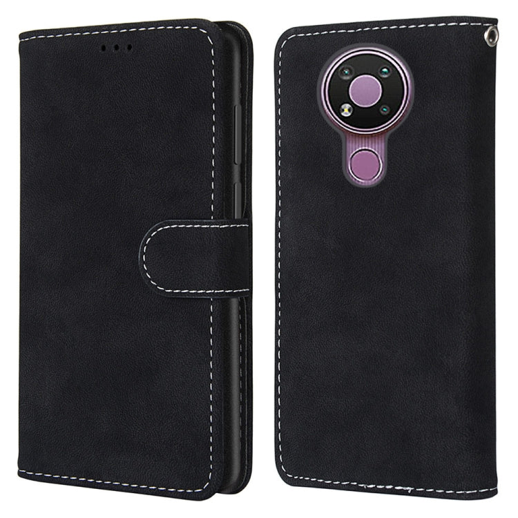 For Nokia 3.4 Retro Frosted Horizontal Flip PU Leather Case with Holder & Card Slots & Wallet & Photo Frame