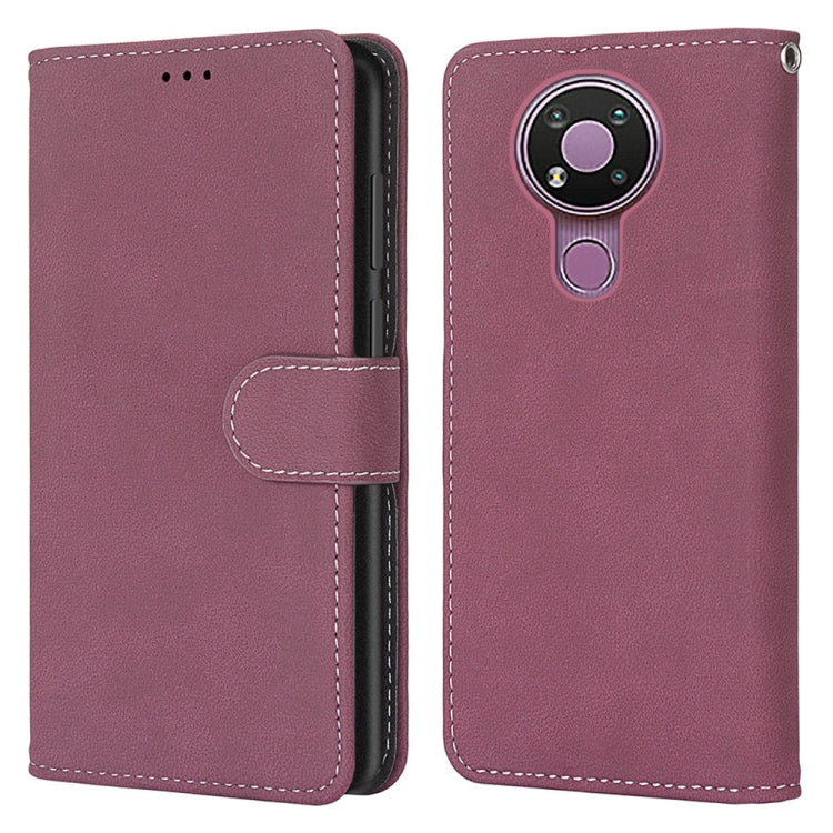 For Nokia 3.4 Retro Frosted Horizontal Flip PU Leather Case with Holder & Card Slots & Wallet & Photo Frame